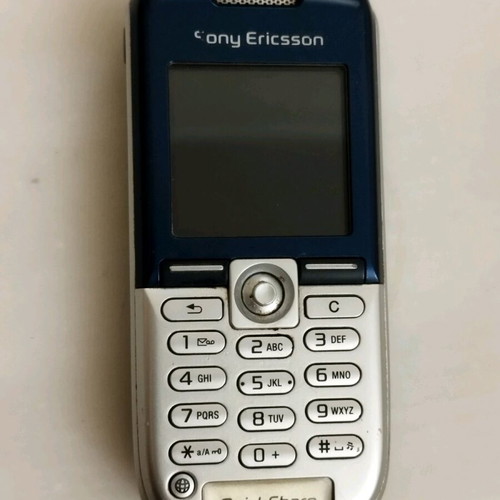 Sony Ericsson mobile phone used, without battery for parts