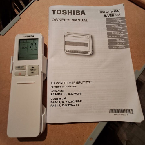 Toshiba RAS-B13J2FVG-E Floor Air Conditioner A++