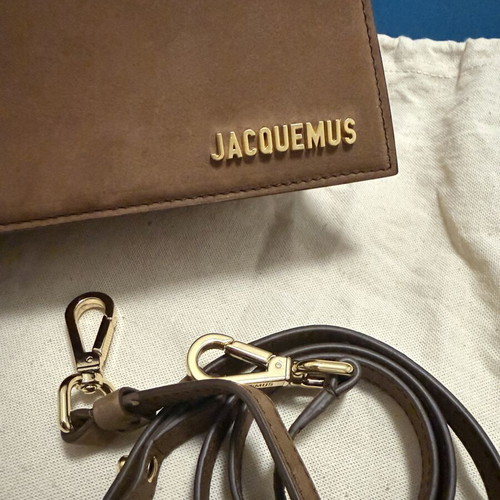 Jacquemus Grand Chiquito handbag new, suede, brown