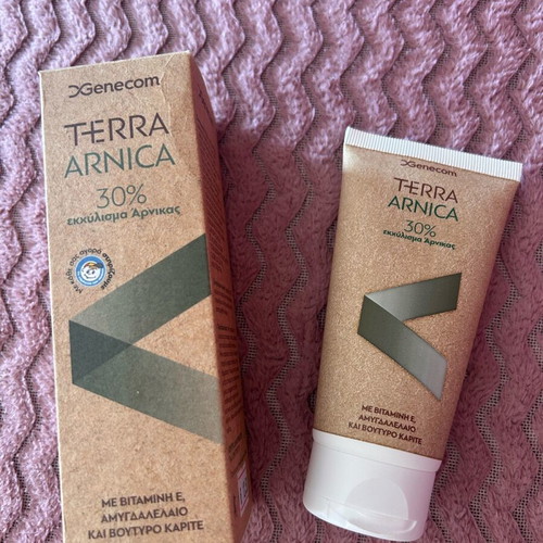Terra Arnica body cream like new with vitamin E, almond oil and shea butter