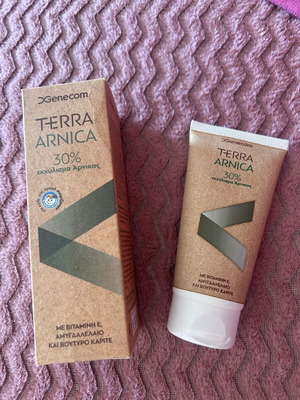 Terra Arnica body cream like new with vitamin E, almond oil and shea butter