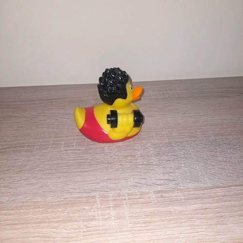 Bodybuilder duck figure like new