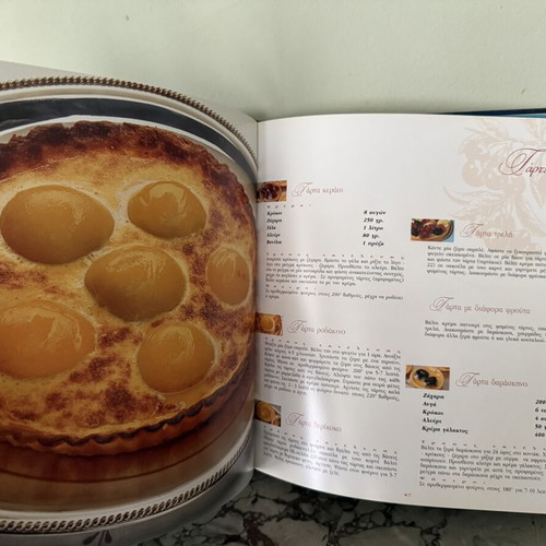 Tetradion Zacharoplastikis cookbook used by Virginia Anastasiadou-Levi