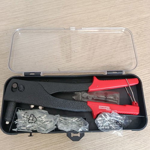 Powerfix Profi hand riveter set with rivets