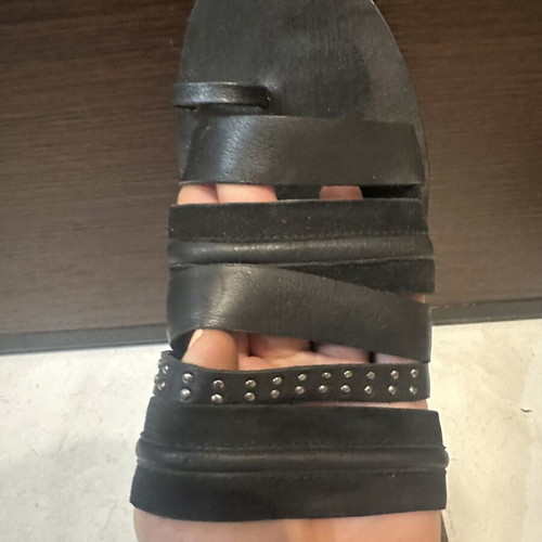 Glamazons Extralight leather anatomical sandals like new, size 37, black
