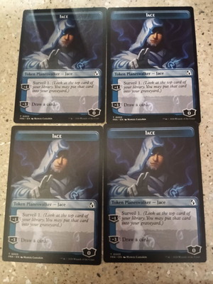 Magic: The Gathering κάρτες token planeswalker Jace, σετ 4