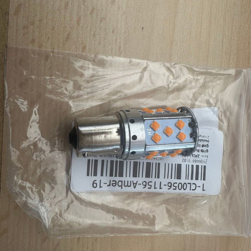 Led Car Bulbs 21W Campus No Error No Hyper Flash 1156 Bau15s 12V Orange Light