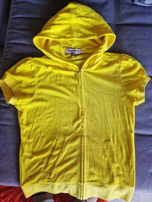 Juicy Couture hoodie short sleeve like new, size XL
