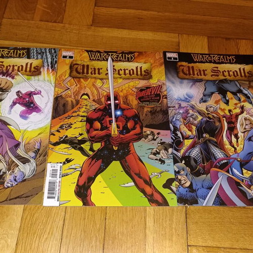 War of the Realms War Scrolls comics complete series like new