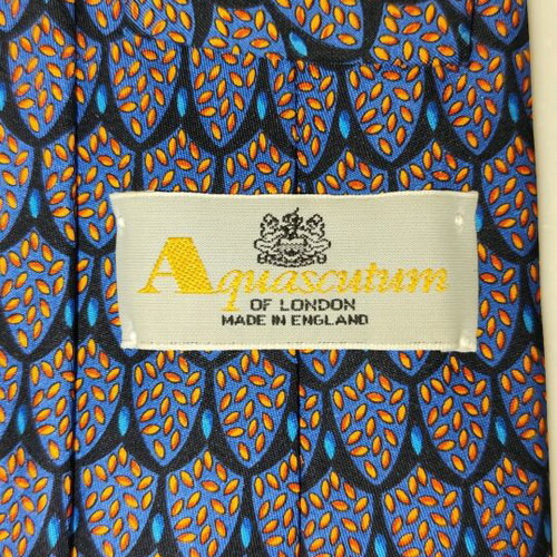 Classic silk tie Aquascutum London used