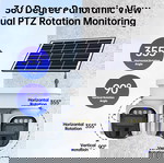 Wistine 4K HD κάμερα εξωτερικού χώρου με ηλιακό πάνελ διπλού PIR υπέρυθρου ανιχνευτή WIFI