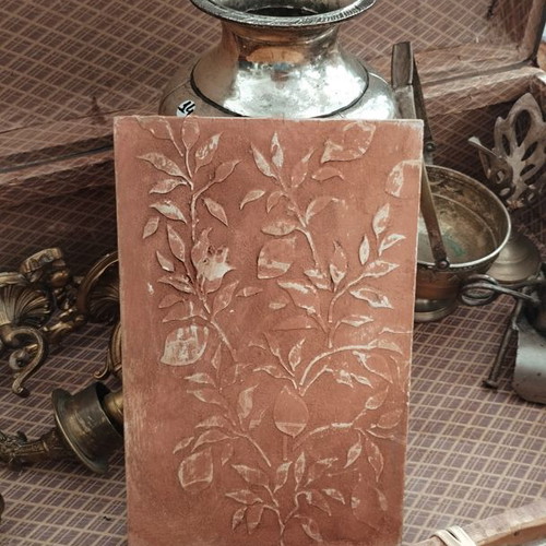Handmade mixed media artwork on wood like new