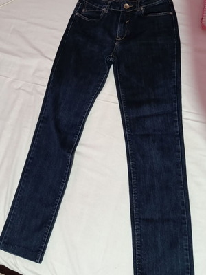 Classic women's jeans, size S, dark blue