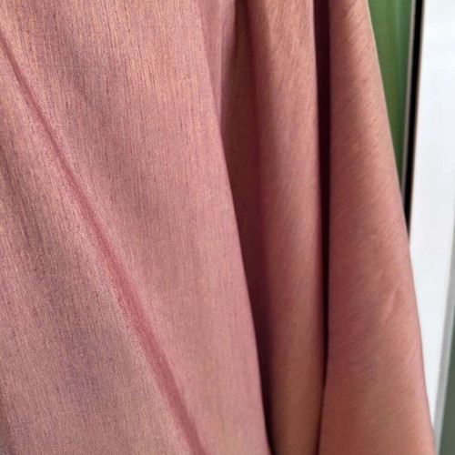 Curtain set used, two pieces, cherry color, 3m width, 2.7m length each