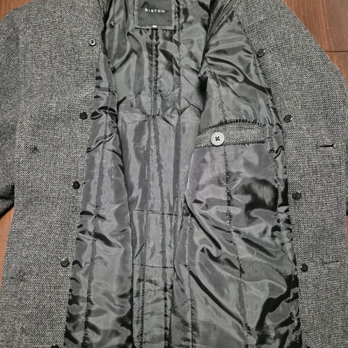 Biston gray wool coat 3XL like new