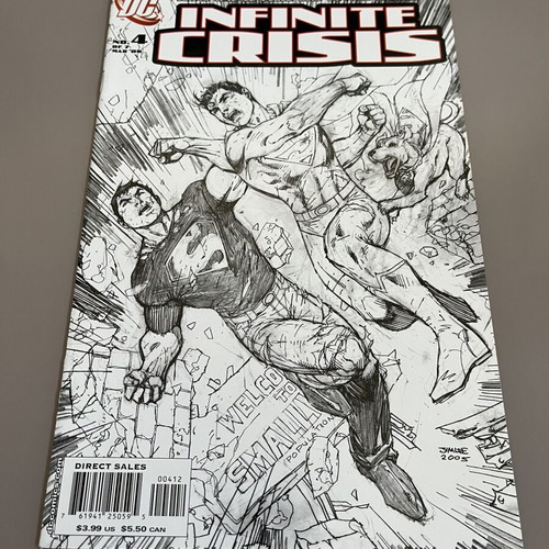 Infinite Crisis sketch variant covers, issues 3-6