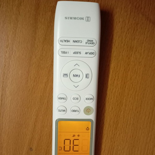 Morris AC remote control like new, good working condition