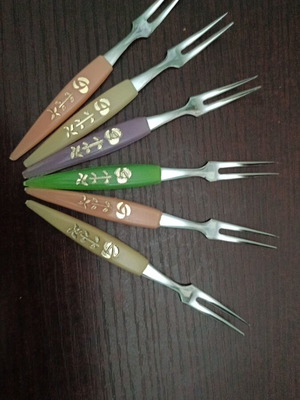 Vintage small forks set, 6 pieces