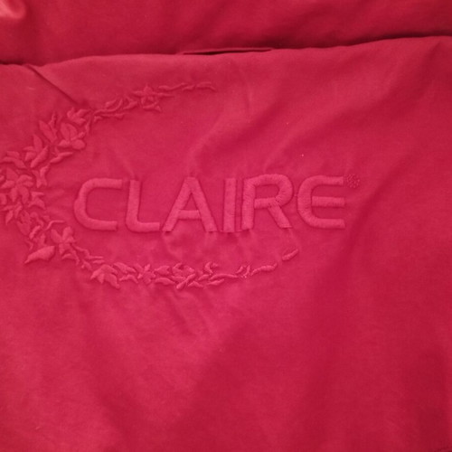 Claire Katrania women's trench coat used, red, size XL