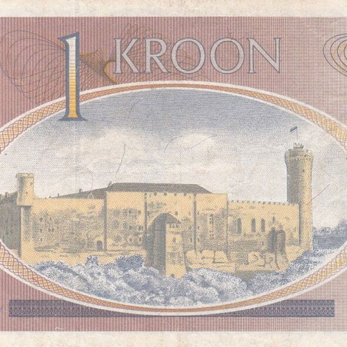 Estonia 1 kroon 1992 used