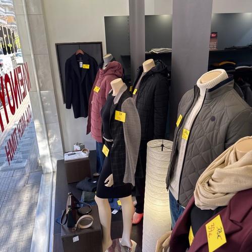 Display mannequins used, male and female set of 2