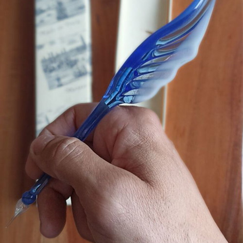 Murano glass pen new with ink