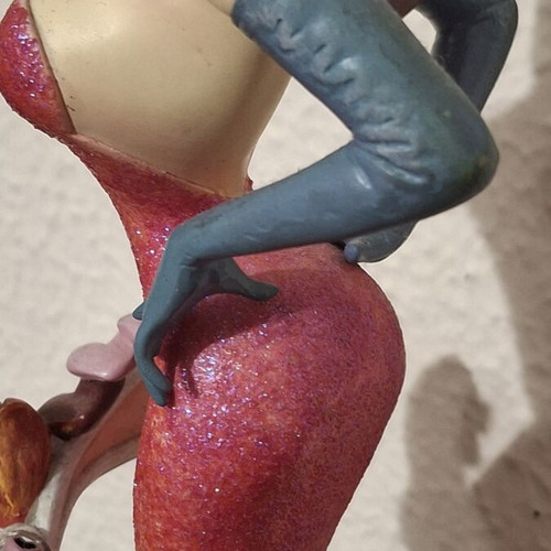 The Art of Disney Jessica & Roger Rabbit figure and jewelry box like new