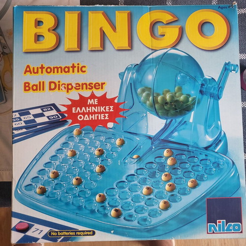 Bingo game like new, the legendary 90s board game