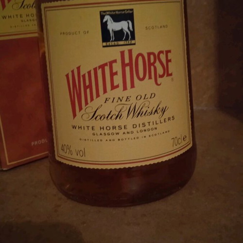 White Horse Scotch whisky new, sealed in box