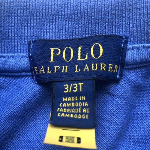 Polo Ralph Lauren Kids' T-shirt 3/3T blue like new