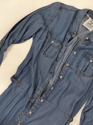 Attrattivo shirt dress, blue, size M