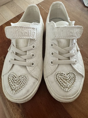Lelli Kelly leather kids shoes size 28 like new, white
