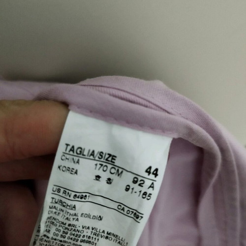 Benetton pink trench coat like new size M