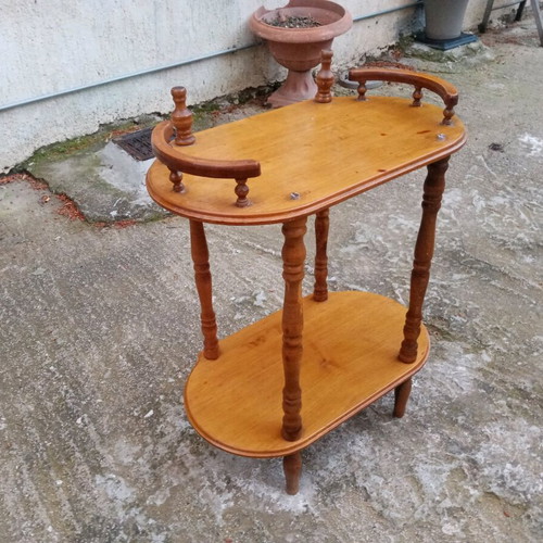 Granny's wooden auxiliary table used