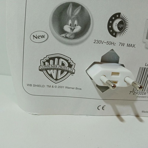 Baby Looney Tunes Bugs Bunny Magic Night Light European 230V 50Hz new