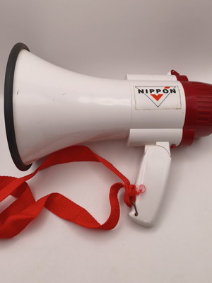 Nippon Portable Handheld Megaphone with Siren used