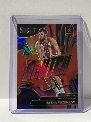 2025-26 Select Euroleague Sasha Vezenkov Clutch card like new