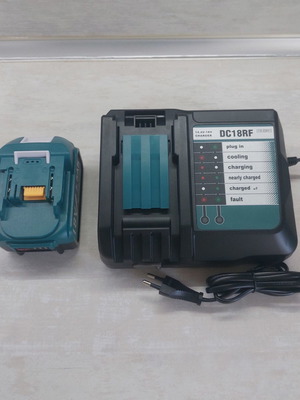 Makita DC18RF fast charger and 18V 5.5Ah Li-ion battery set new