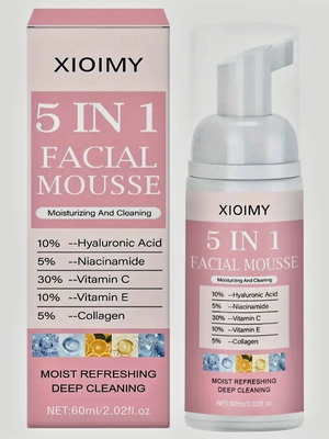 Facial cleansing mousse with vitamin C and collagen new 60ml