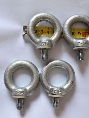 Γάντζοι βαρέου τύπου γαλβανιζέ, σετ 4, γερμανική ποιότητα καινούργιο