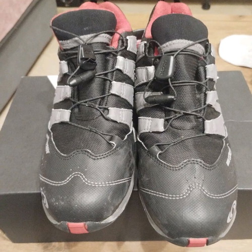 Athletic boots used size 36 and 2/3 black and gray