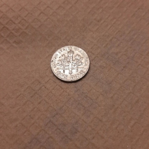 USA One Dime 1967 coin used