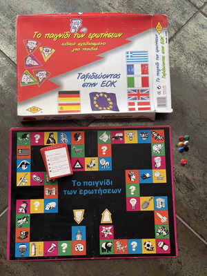 The Game of Questions refurbished board game