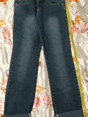 Women's denim jeans like new, blue, size L