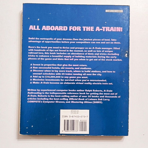 Strategy Guide A-Train Railroading like new, in English