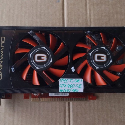 NVidia GeForce Gainward GTX460 SE 1024MB GDDR5 256bit graphics card like new