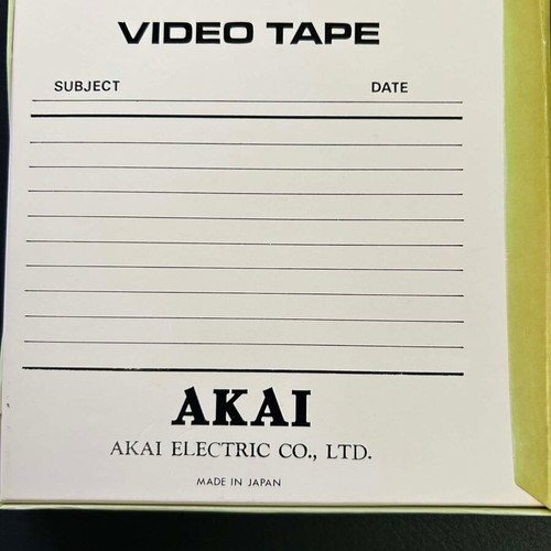 Akai 5” sealed reel for audio recordings