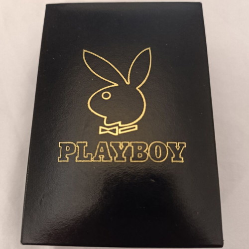 Playboy collectible deck used from 1990s with large hard case
