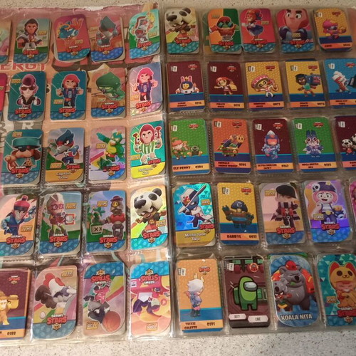 Brawl Stars metal tags used, 225 tags and 12 stars in album