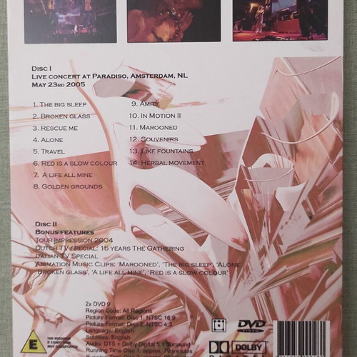 The Gathering A Sound Relief DVD case like new